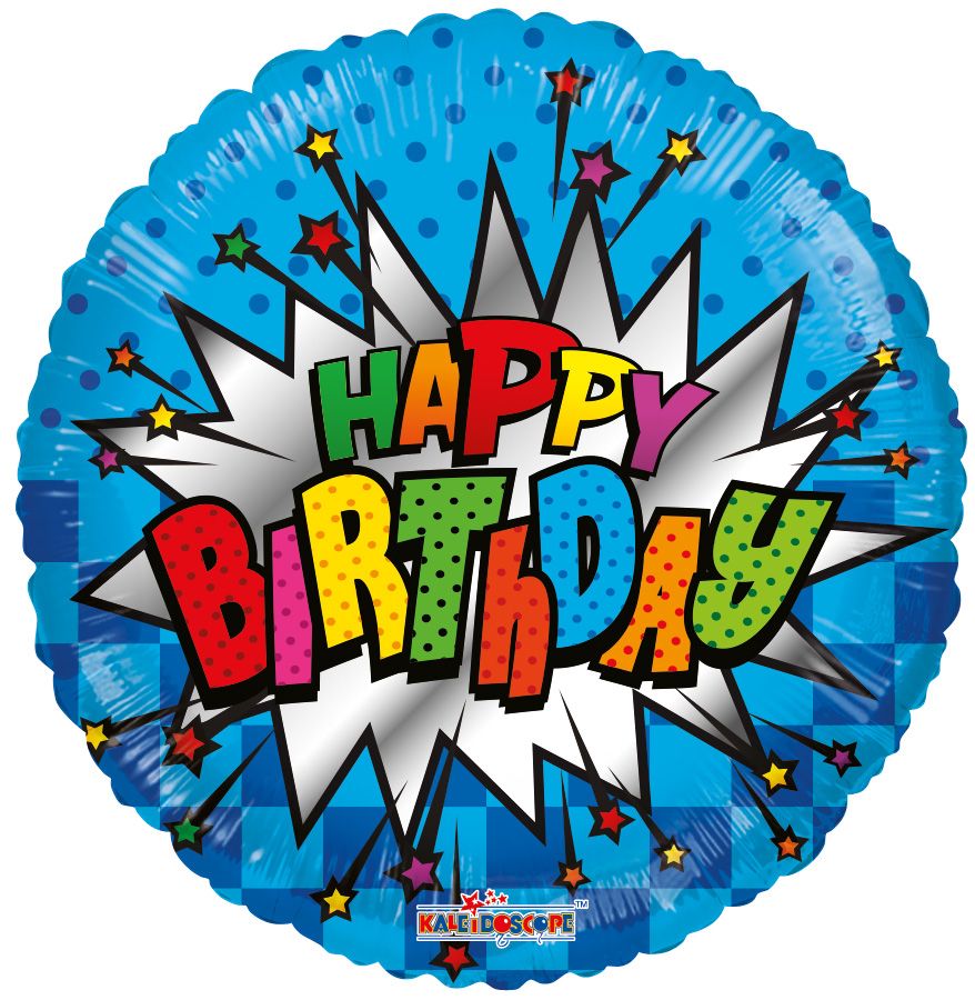 18" Birthday Burst Balloon