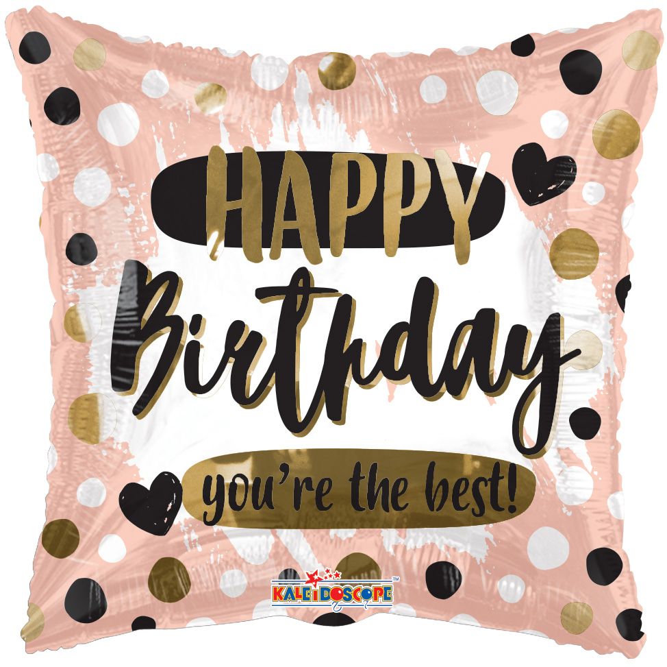 18" Birthday You're The Best Balloon