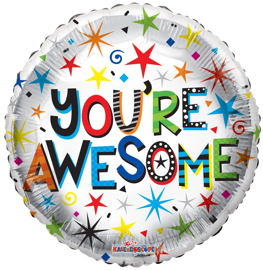 18" You're Awesome Balloon