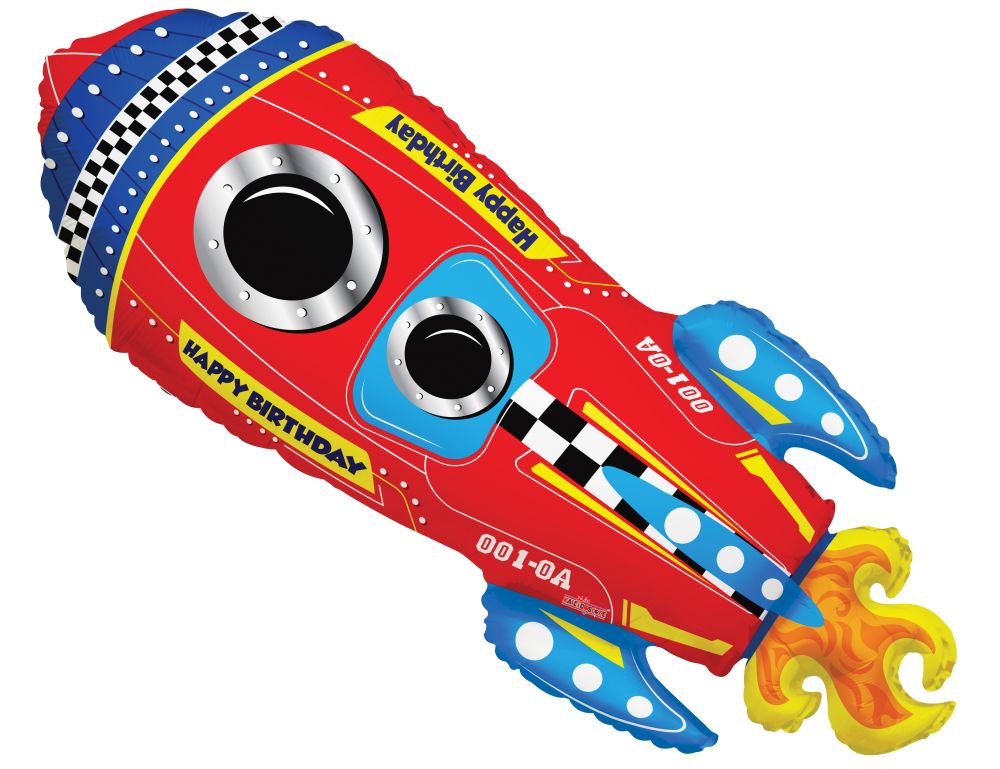 28" Rocket Shape Balloon