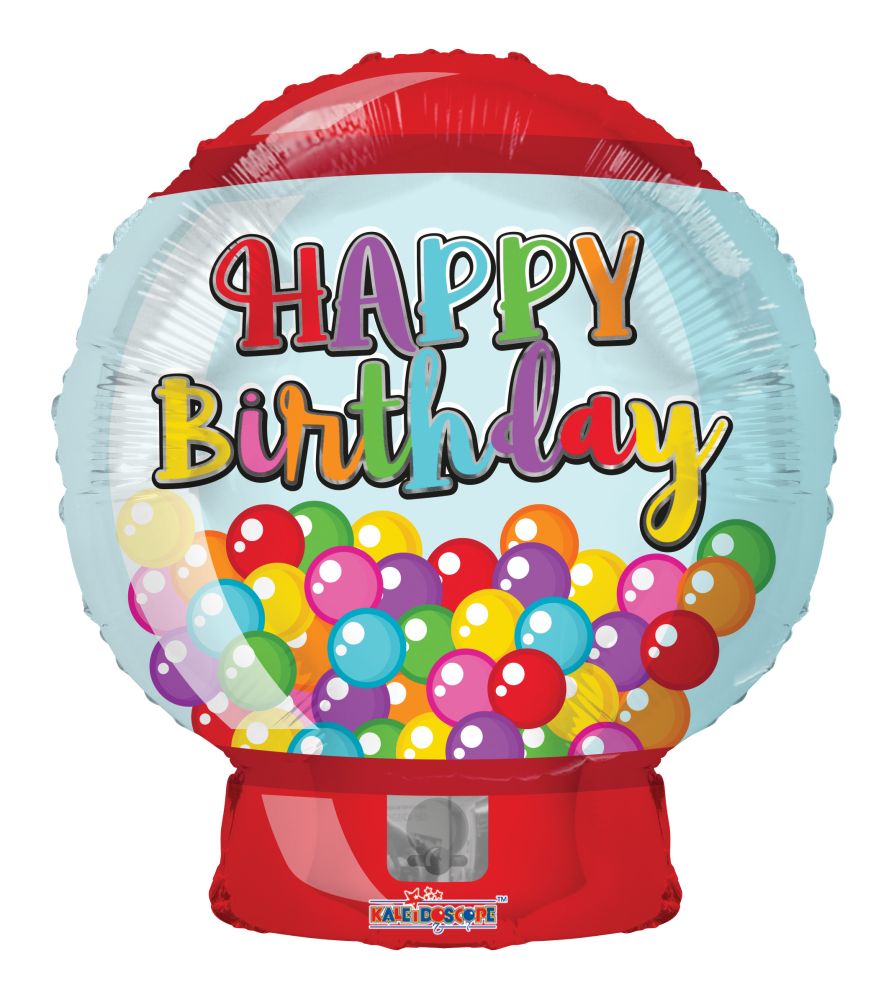18" Bubble Gum Machine Balloon