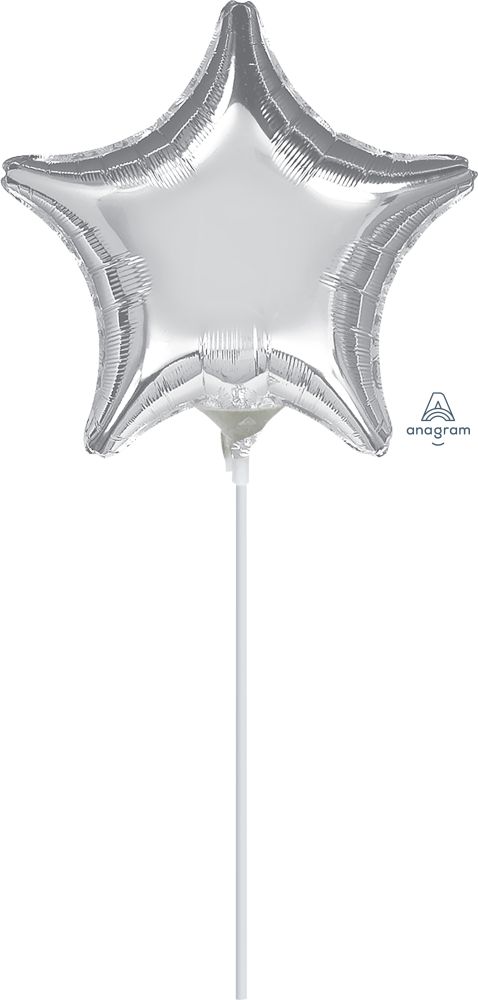 04" Silver Star Balloon