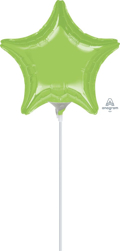 09" Lime Star Balloon
