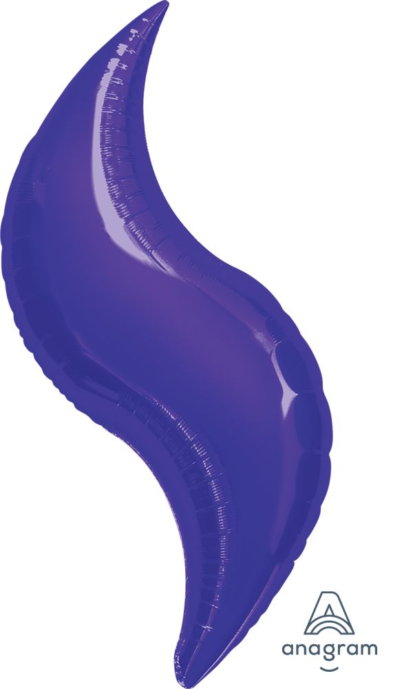 Curve 36" Purple Balloon