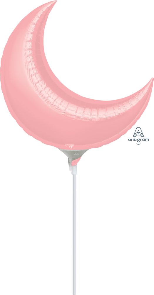 Crescent 17" Pastel Pink Balloon