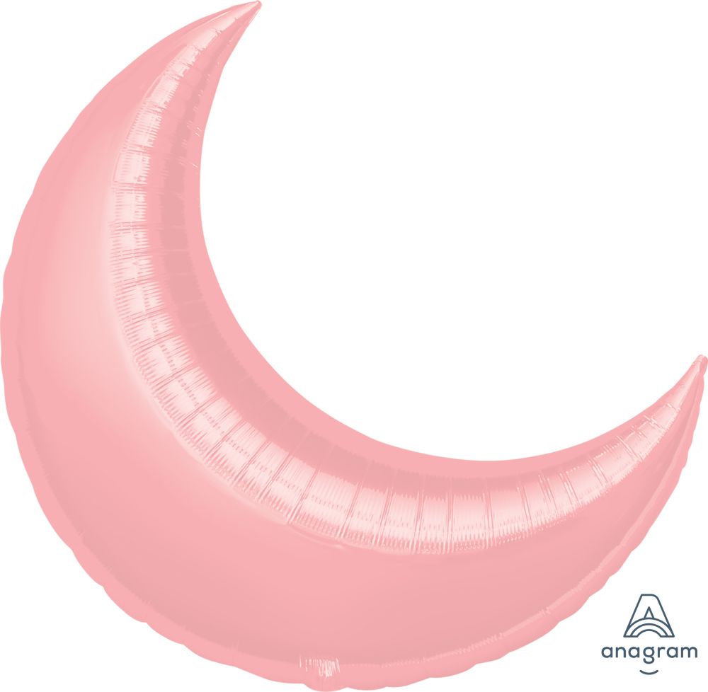 Crescent 35" Pastel Pink Balloon