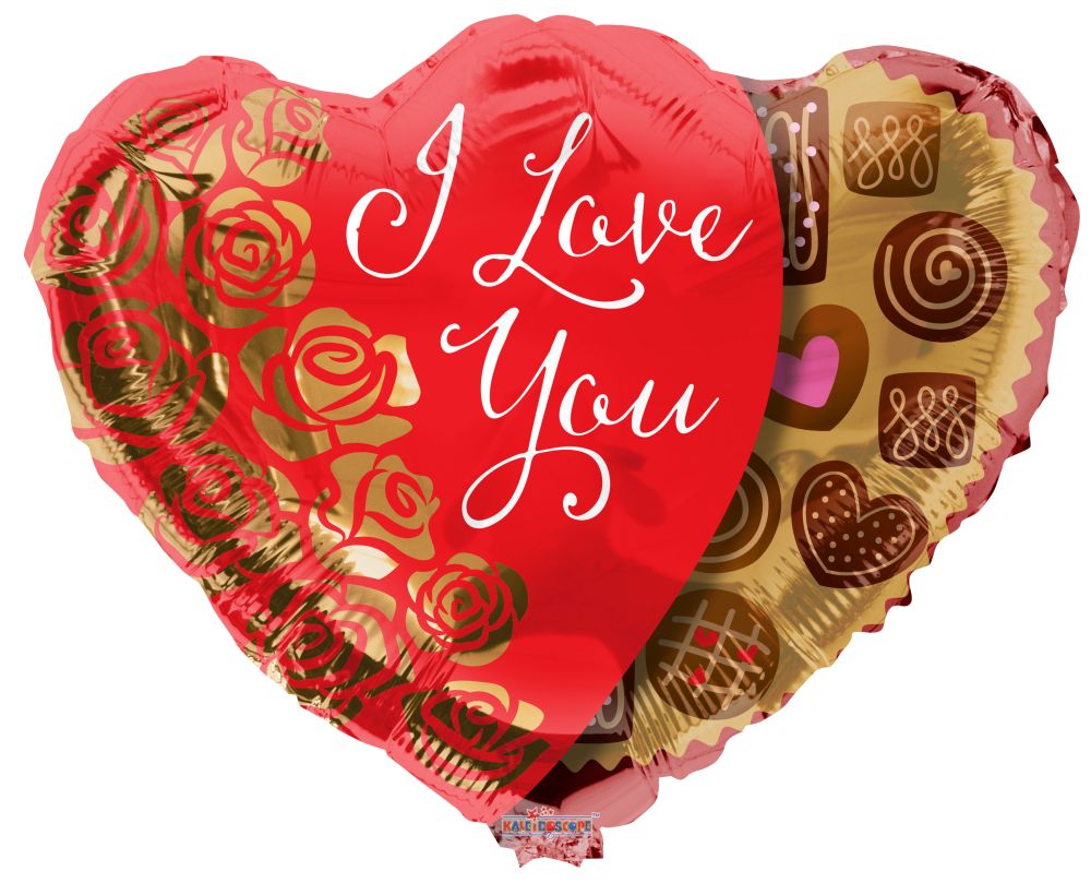 22" Heart Chocolate Box Shape Balloon