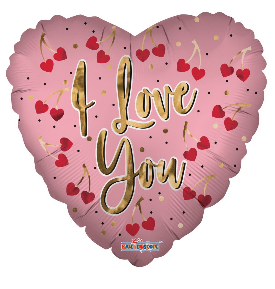 09" I Love You Cherries Balloon