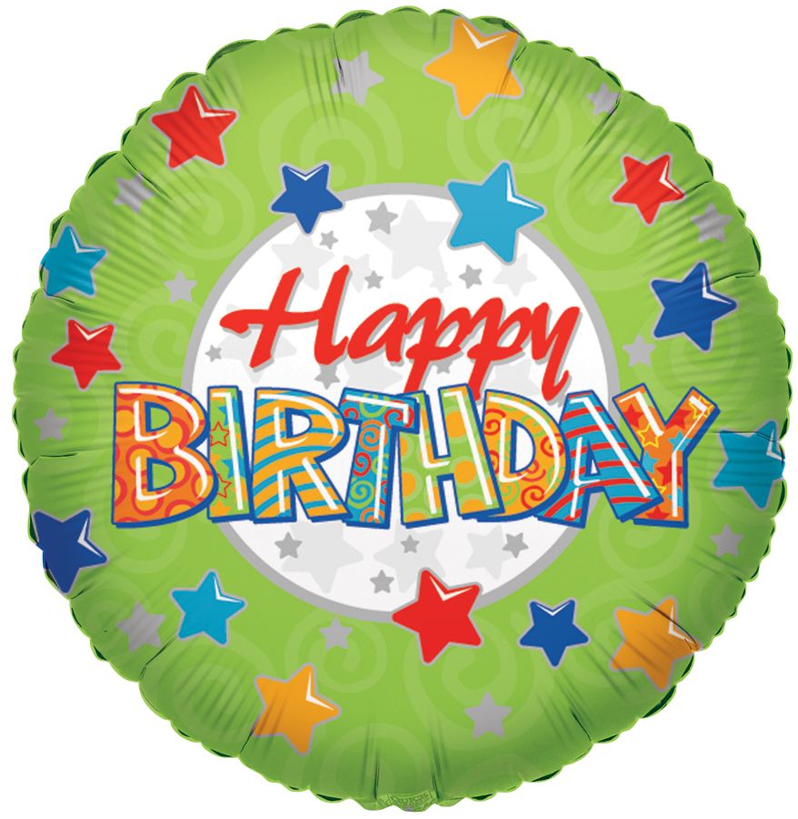 09" Birthday Patterns Balloon