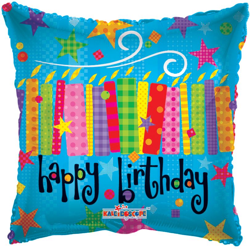 09" Birthday Blow Candles Balloon