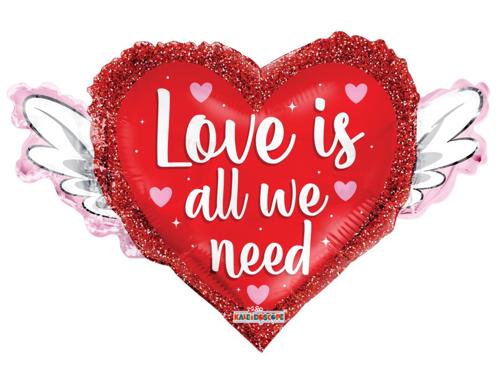 28" Love Is All We Need Balloon