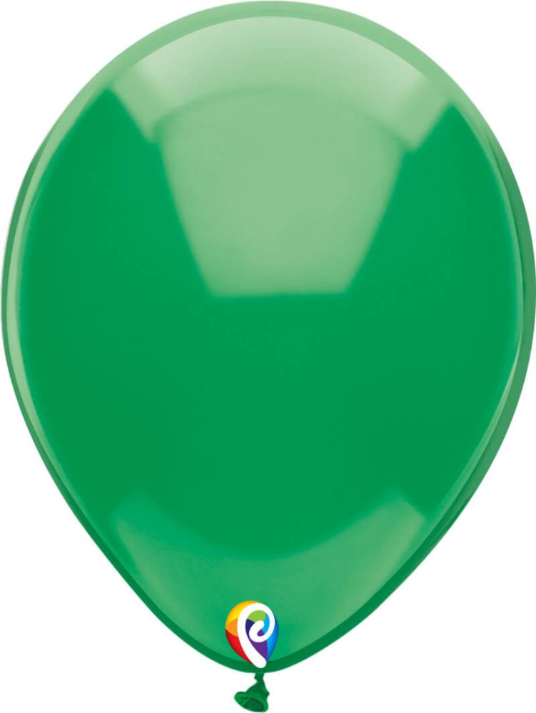 Funsational 12" Crystal Green (15pcs) Balloons