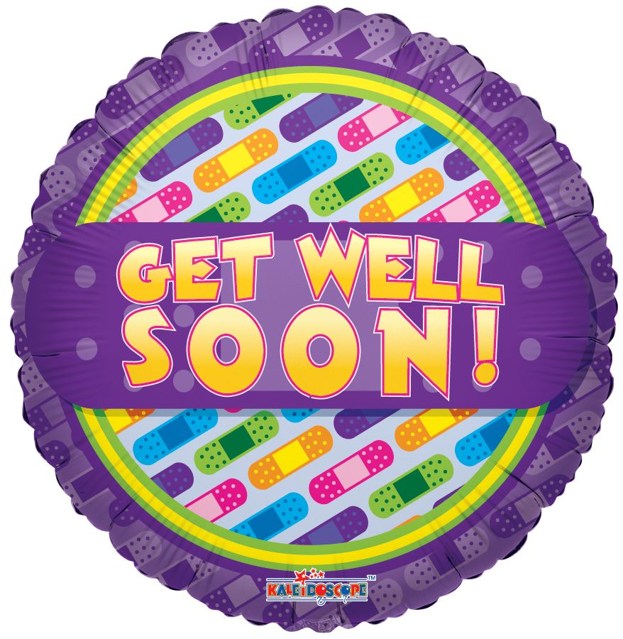 18" Get Well Bandage Balloon
