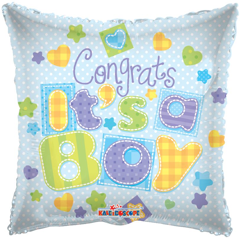 18" Congrats It's A Boy Balloon