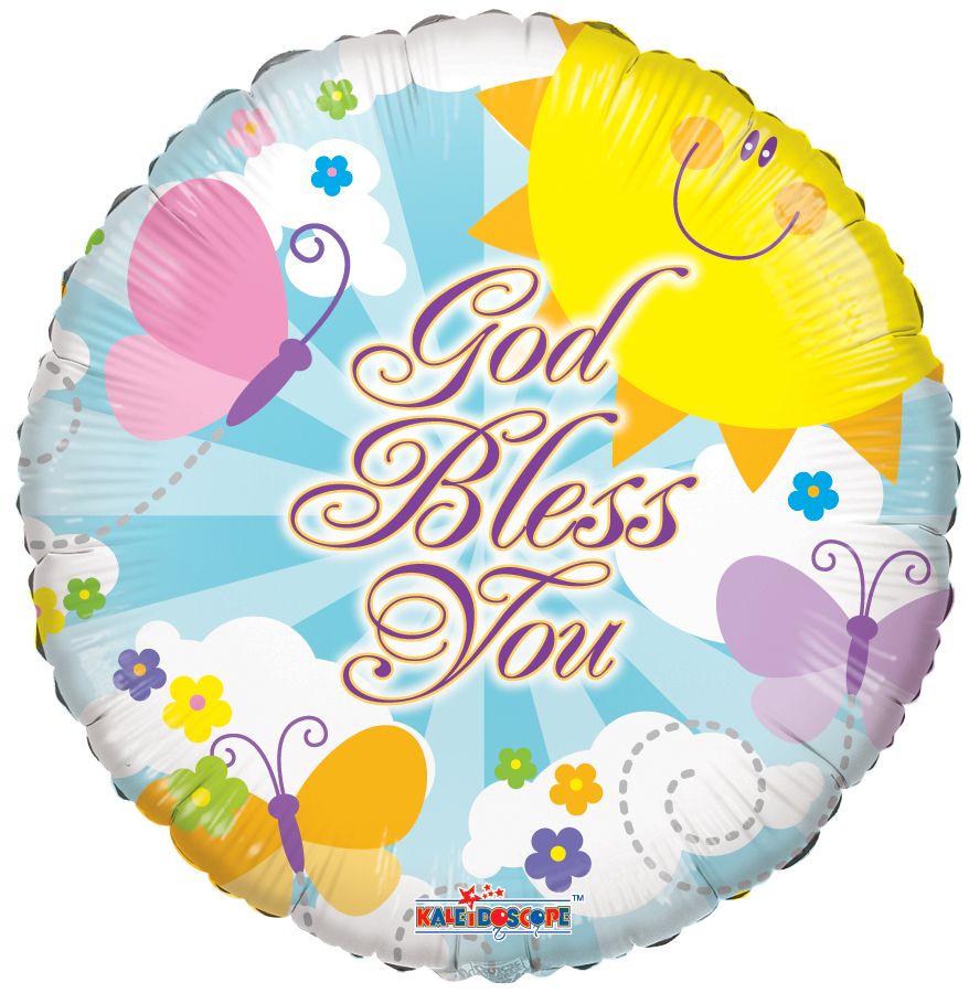 18" God Bless You Balloon