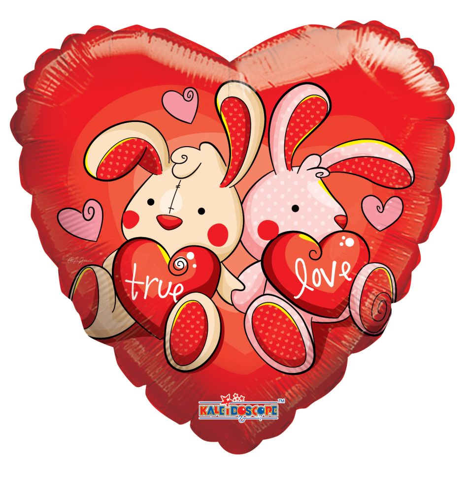 09" Love Bunnies Balloon