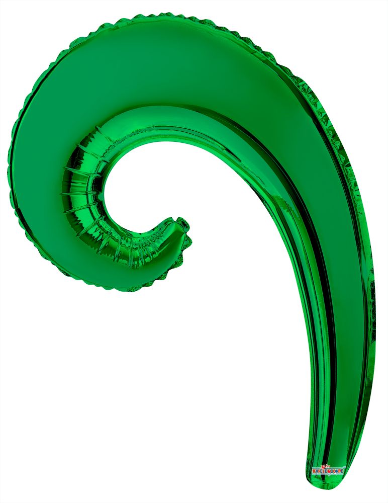 Kurly Wave Green Balloon