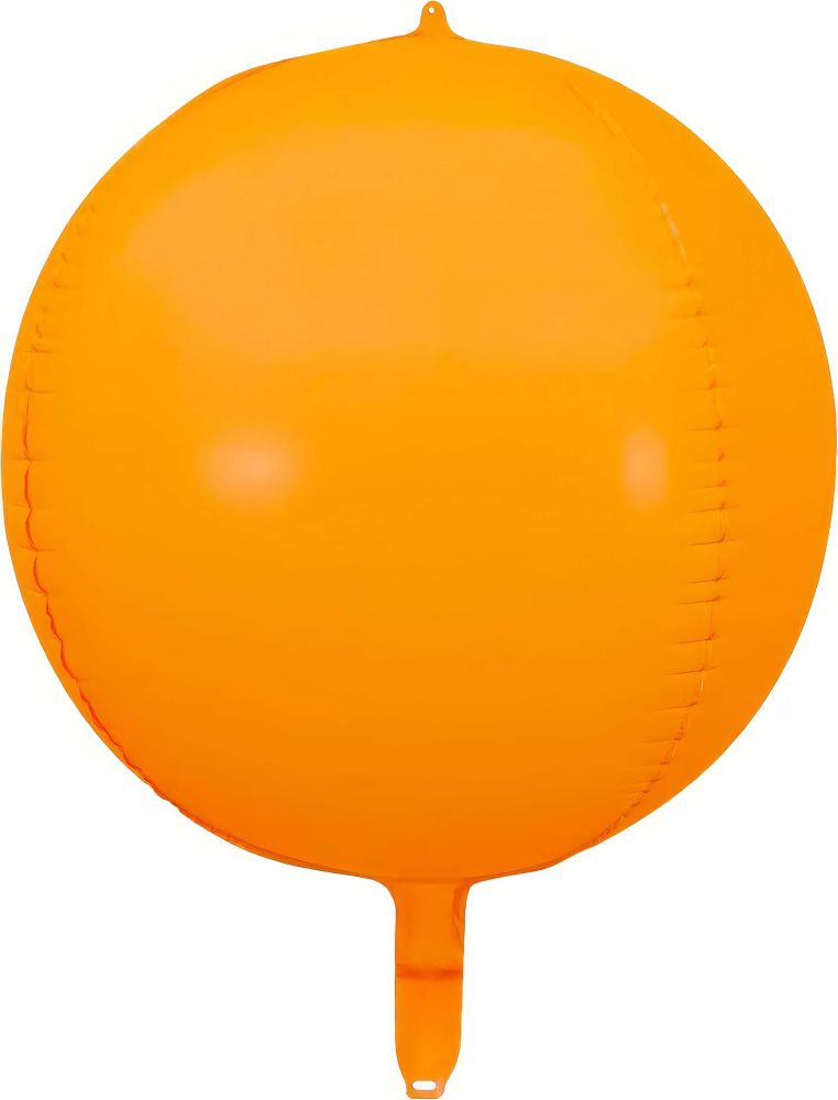 Orb 16" Neon Orange Balloon