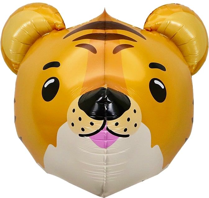 20" 3D Tiger Head Balloon