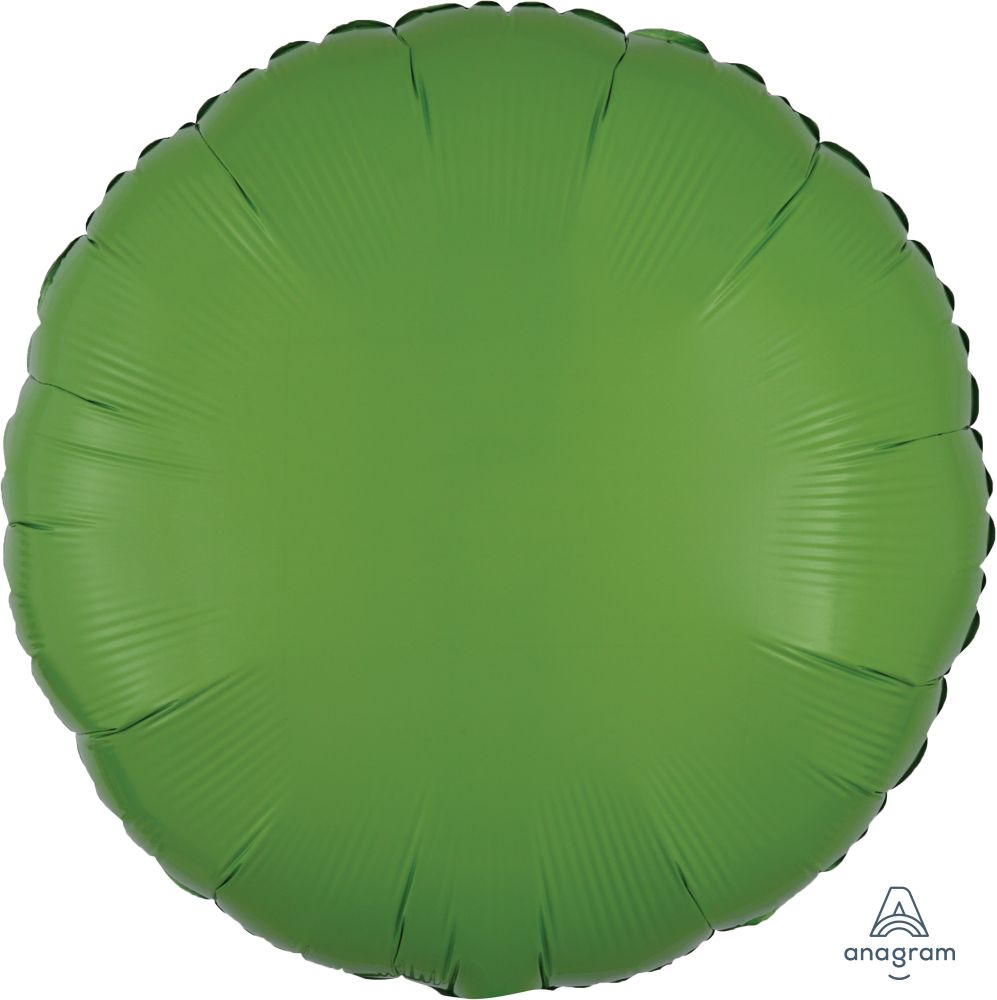 18" Kiwi Green Circle Balloon