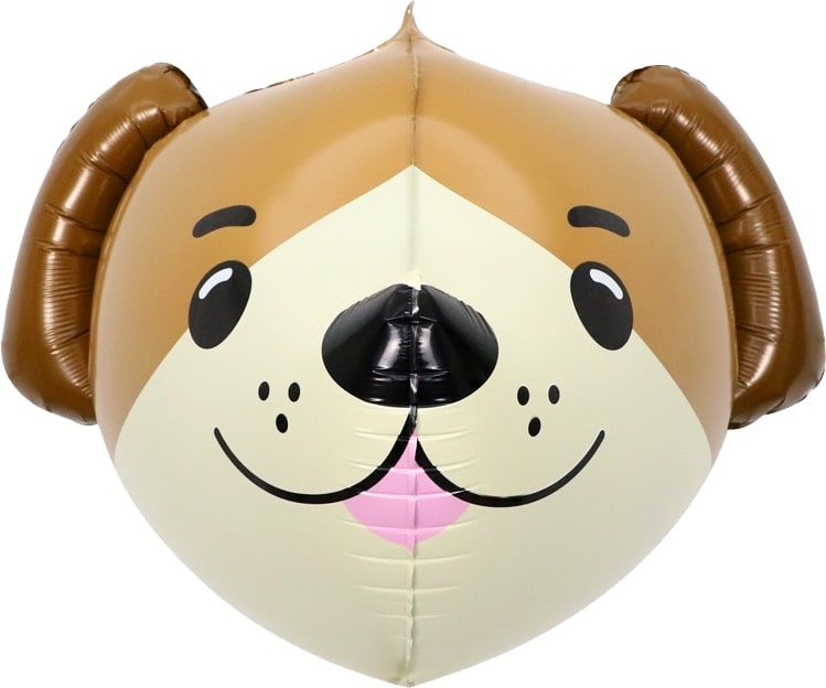 20" 3D Dog Head Balloon