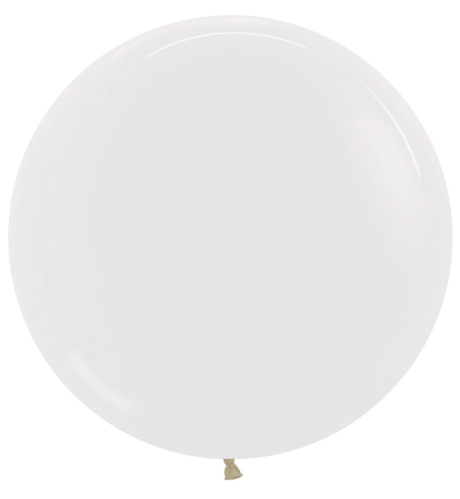 24" Crystal Clear (10pcs) Sempertex Balloons