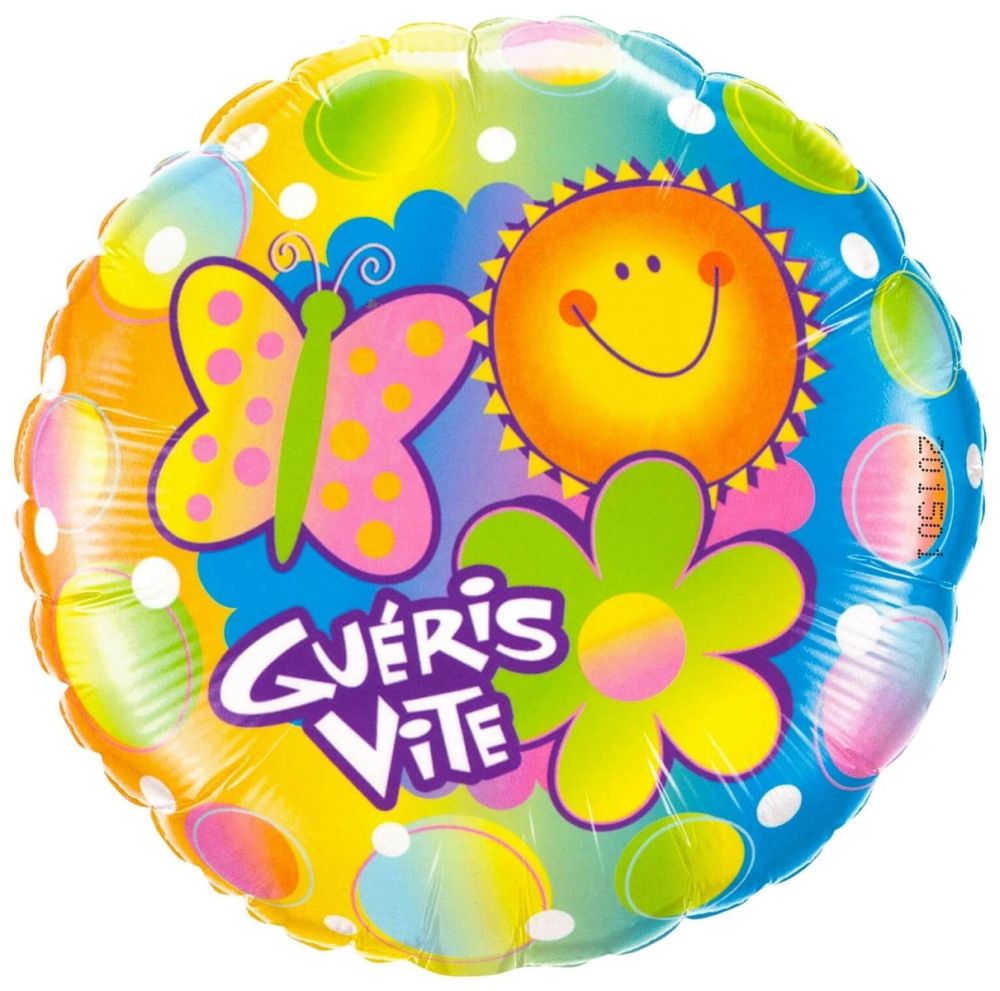 18" Gueris Vite Soliel Balloon