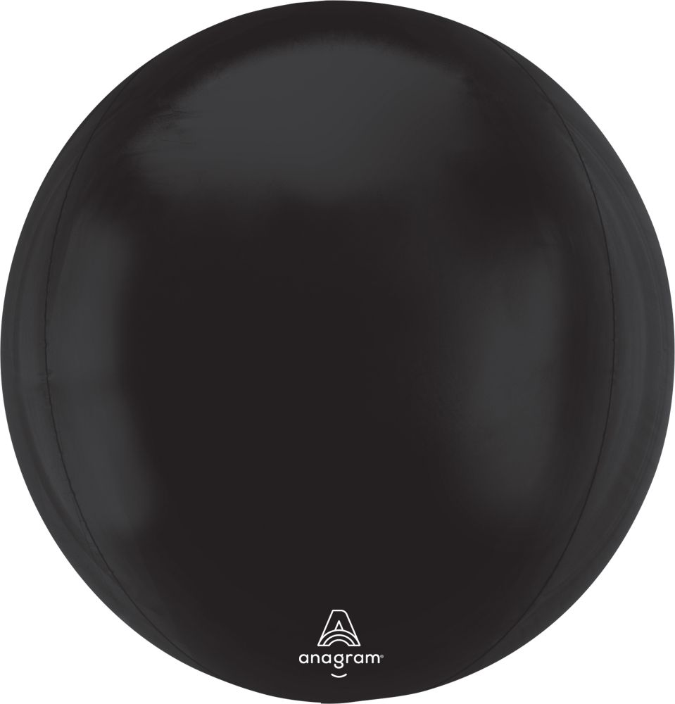 Orbz 16" Black Balloon