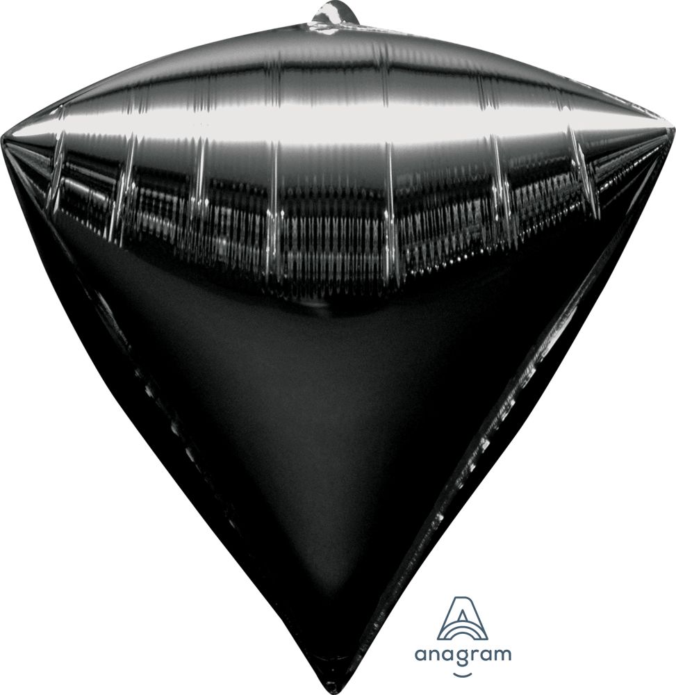 Diamondz 17" Black Balloon