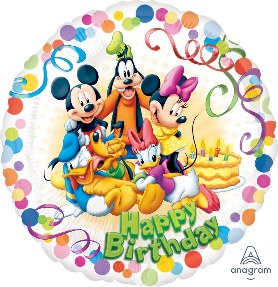 18" Mickey & Friends Party Balloon