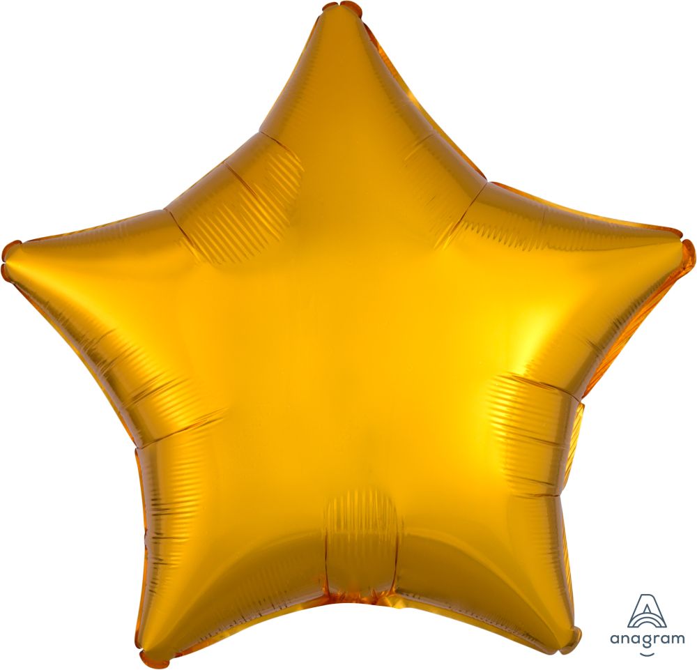 18" Metallic Gold Star Balloon