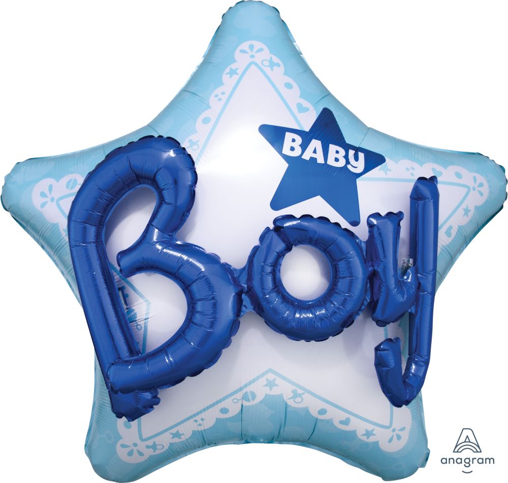 Multi-Balloon Celebrate Baby Boy