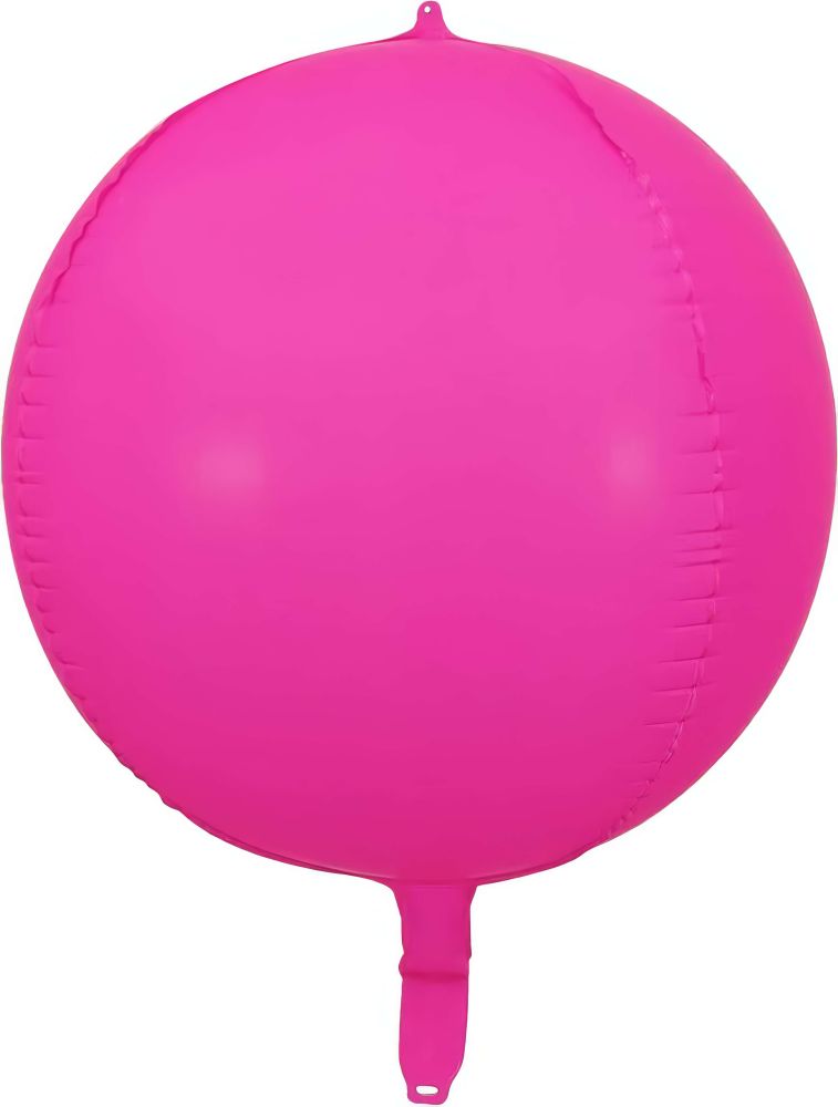 Orb 24" Neon Fuchsia Balloon