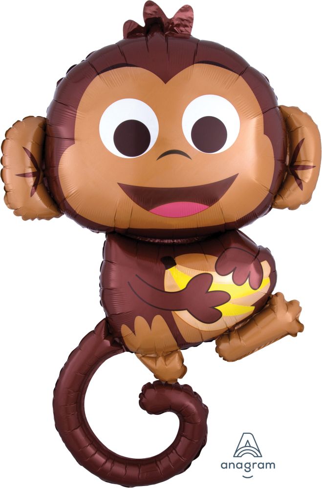 SuperShape Happy Monkey Balloon
