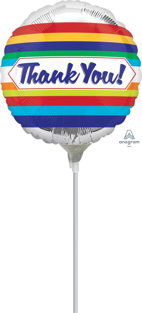 04" Thank You Stripes Balloon