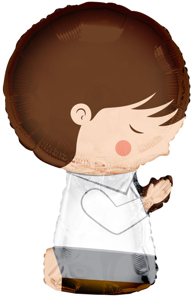 28" First Communion Boy Shape Balloon