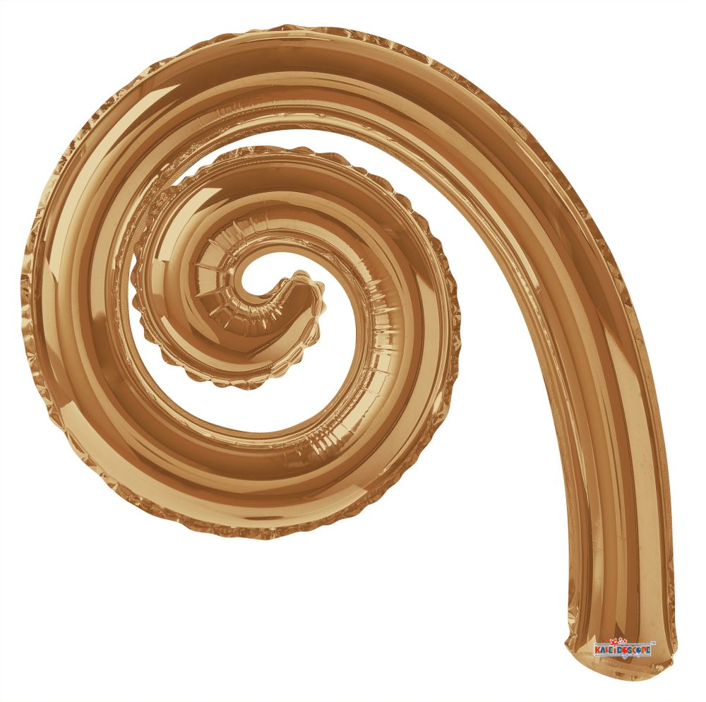 Kurly Spiral Mocha Balloon