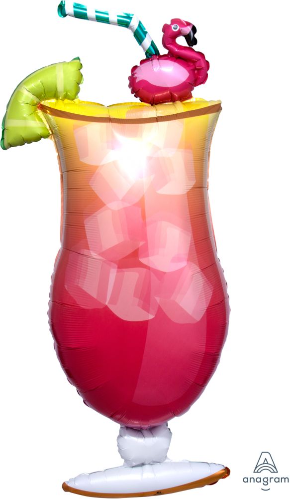 SuperShape Let's Flamingle Tropical Balloon