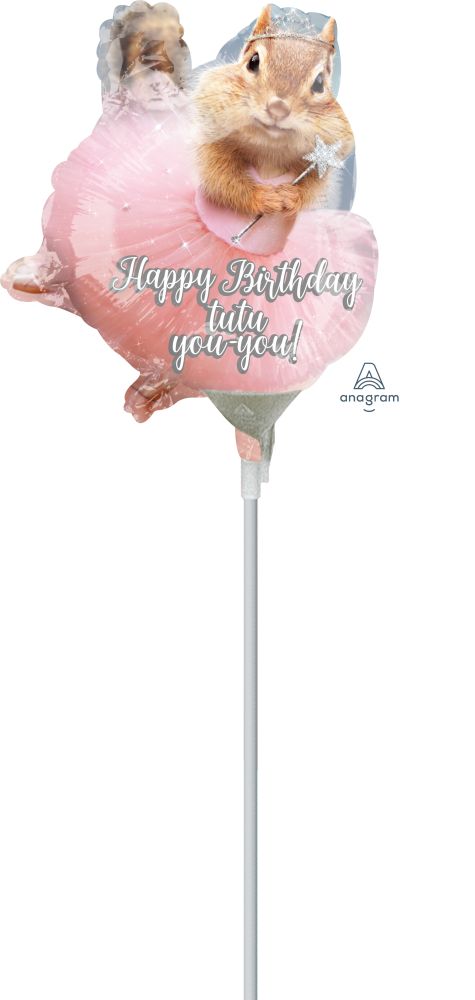 Mini Shape Avanti Ballerina Chipmunk Balloon