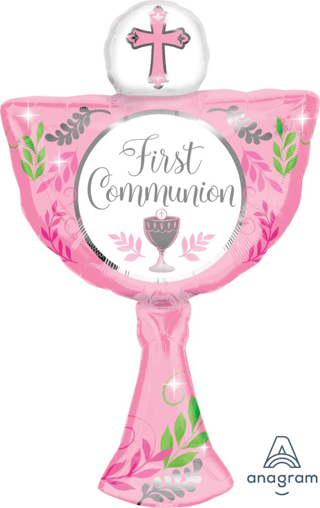 SuperShape Communion Day Girl Balloon