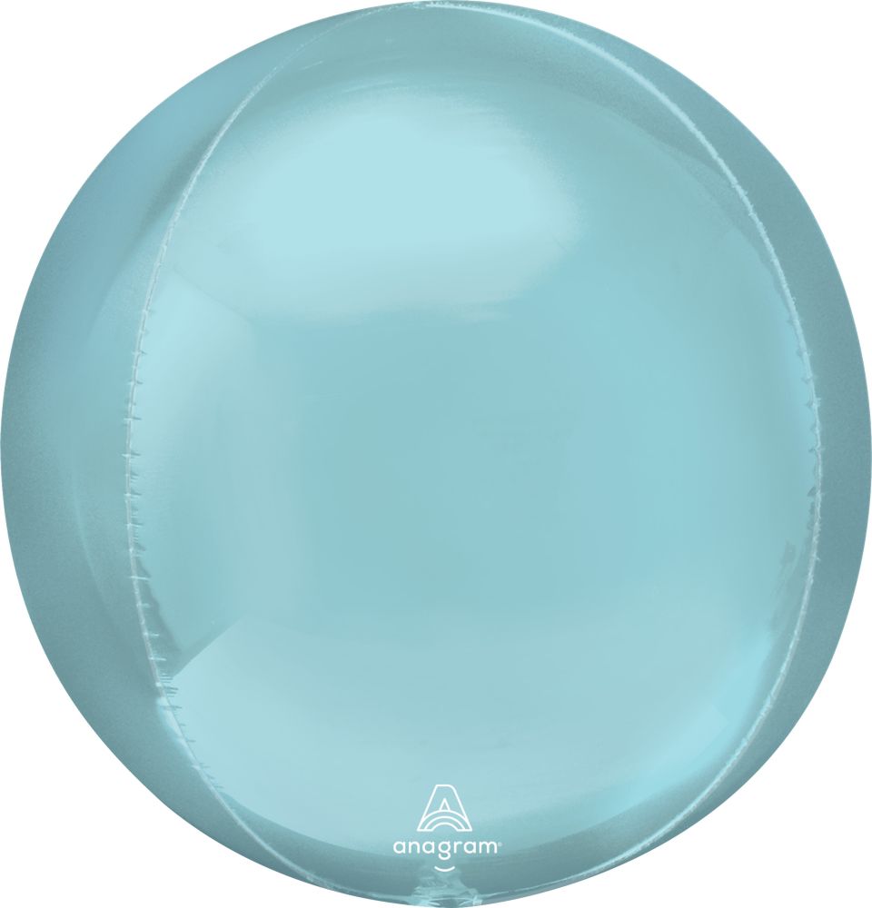 Orbz 16" Pastel Blue Balloon