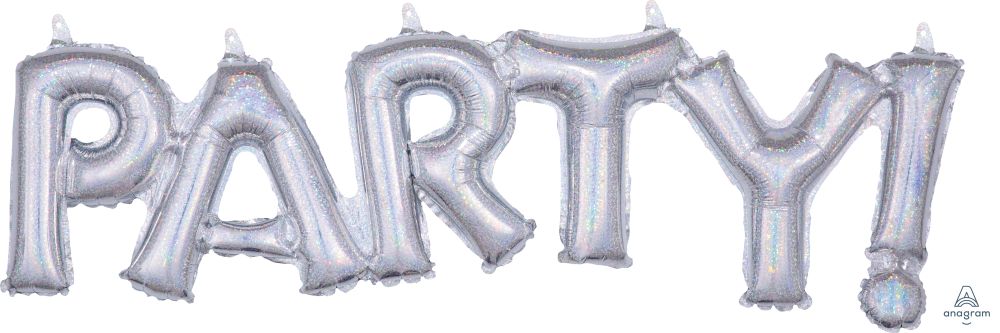 Phrase Party Holographic Balloon