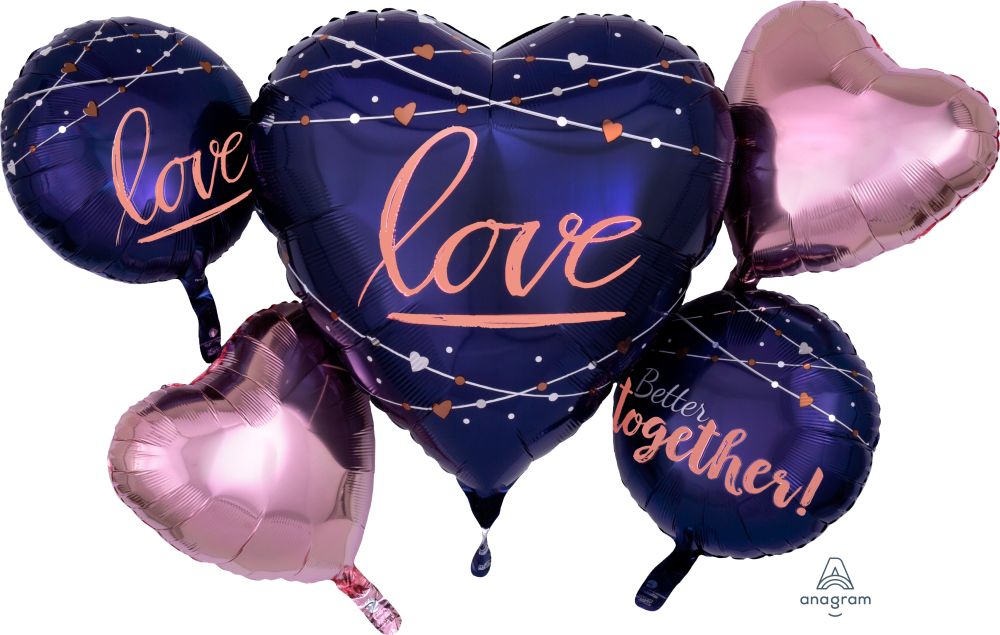 Balloon Bouquet Navy Wedding