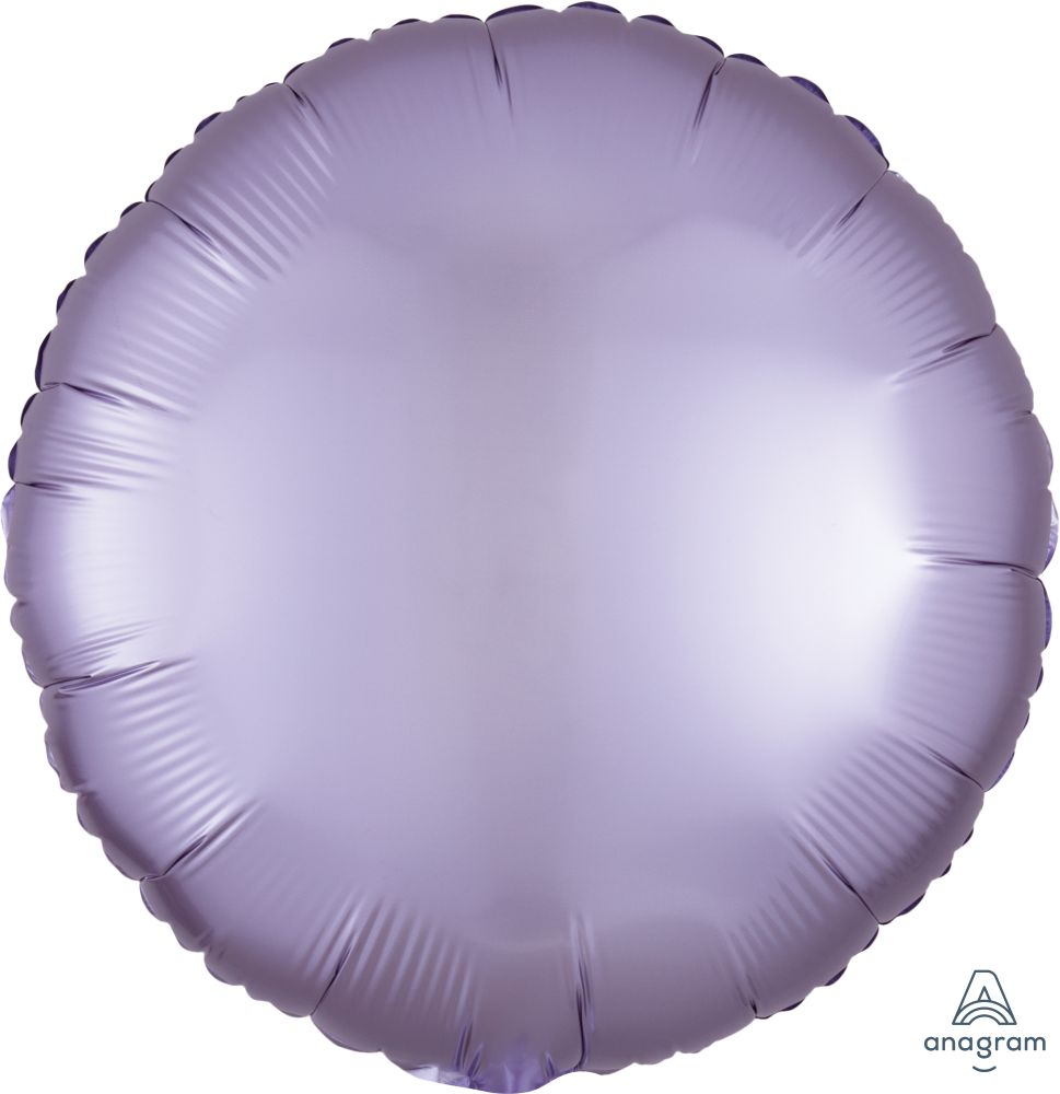18" Satin Luxe Pastel Lilac Circle (non-packaged) Balloon