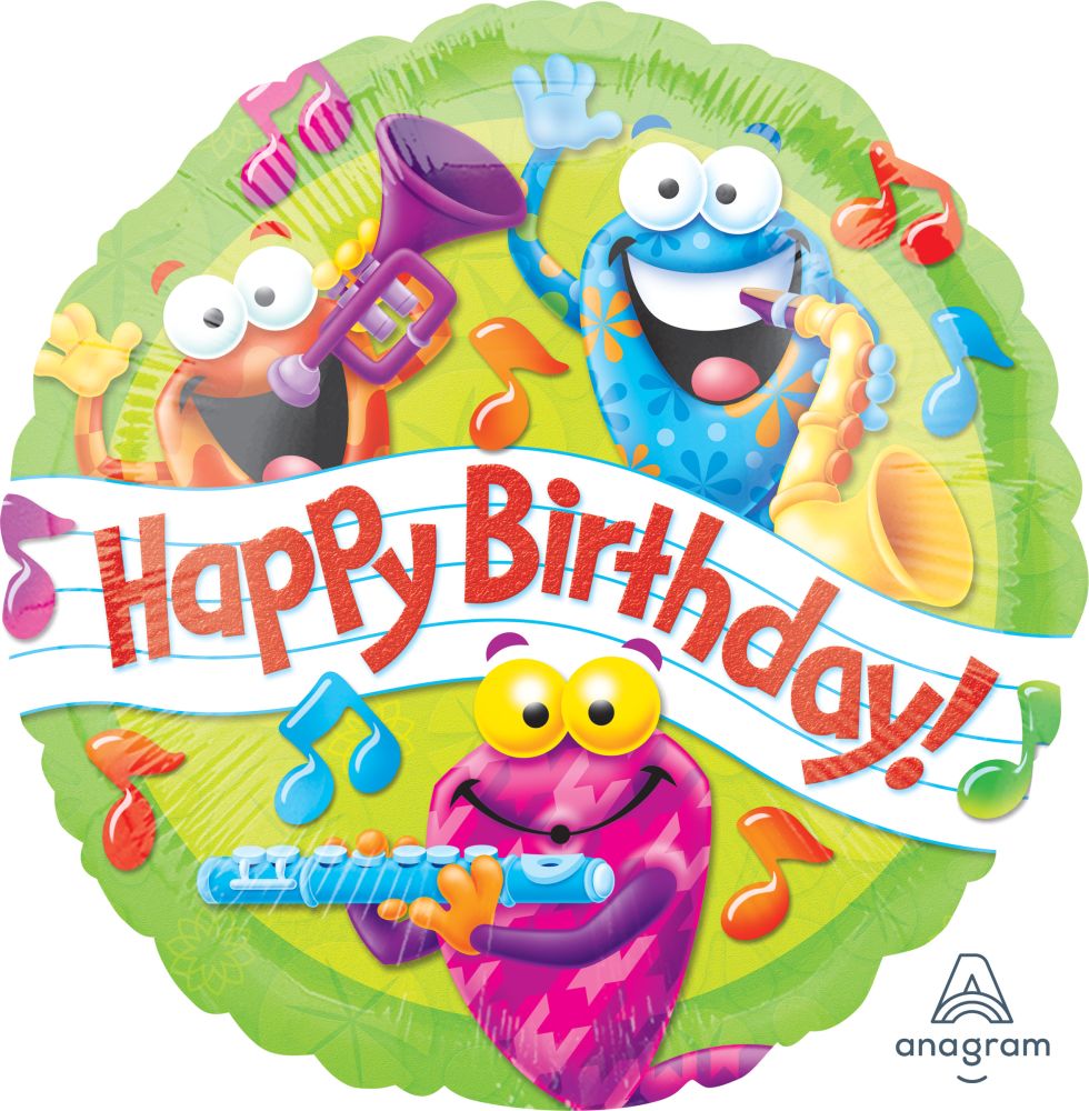 18" Trend Frog-tastic Happy Birthday Balloon