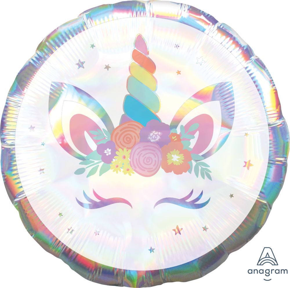 Jumbo Iridescent Unicorn Party Iridescent Balloon