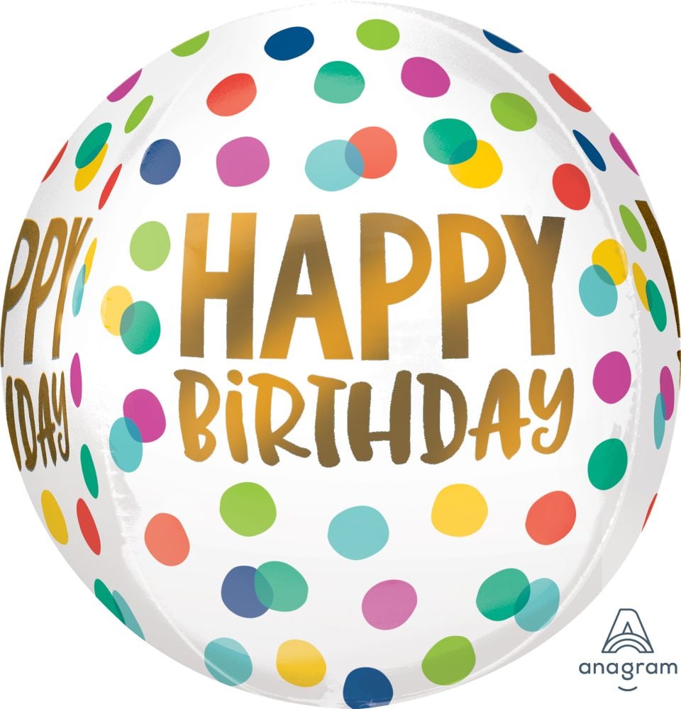 Orbz Happy Dots Balloon