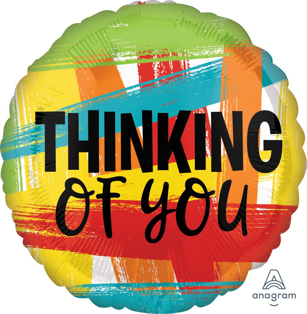 18" Thinking of You Primary Painted Balloon