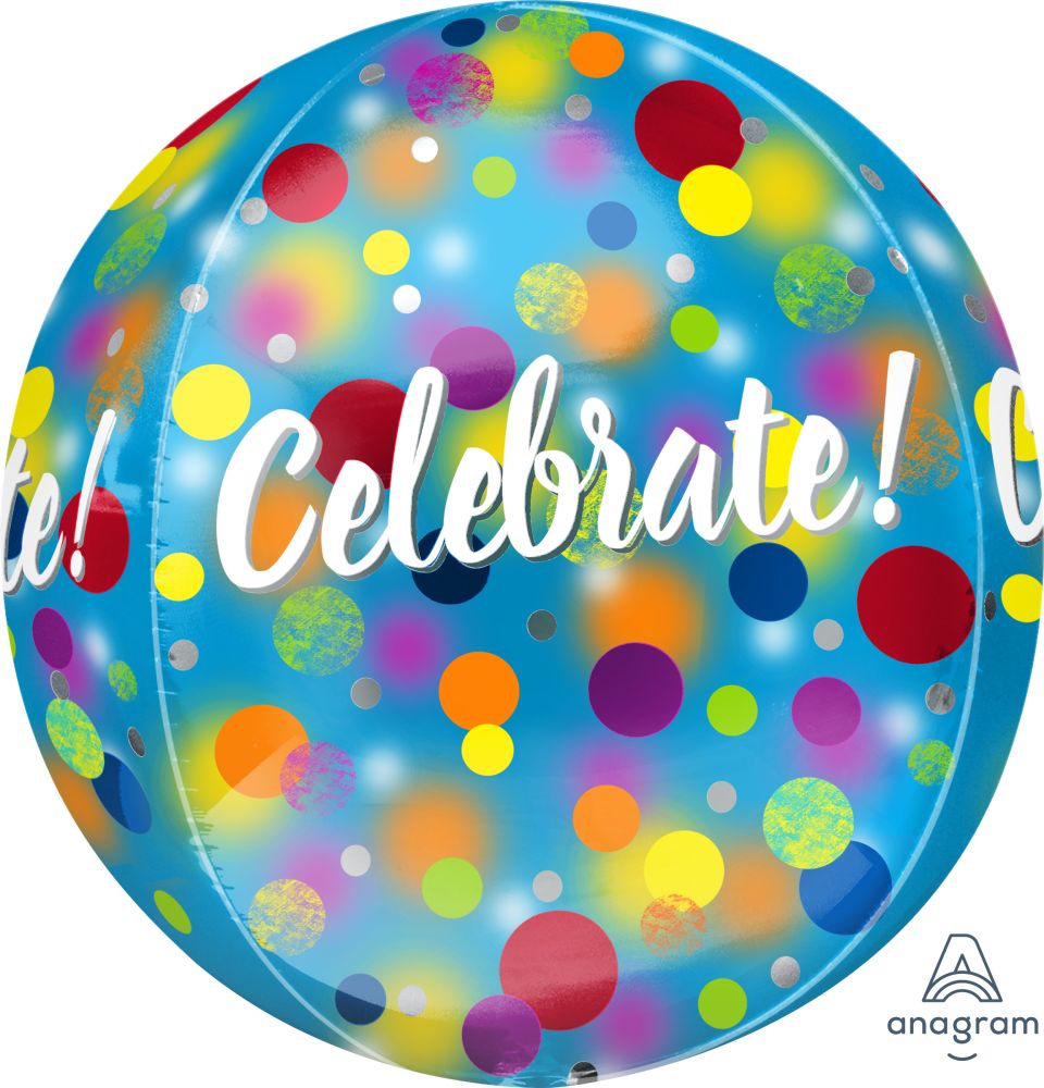 Orbz Celebrate Party Dots Balloon
