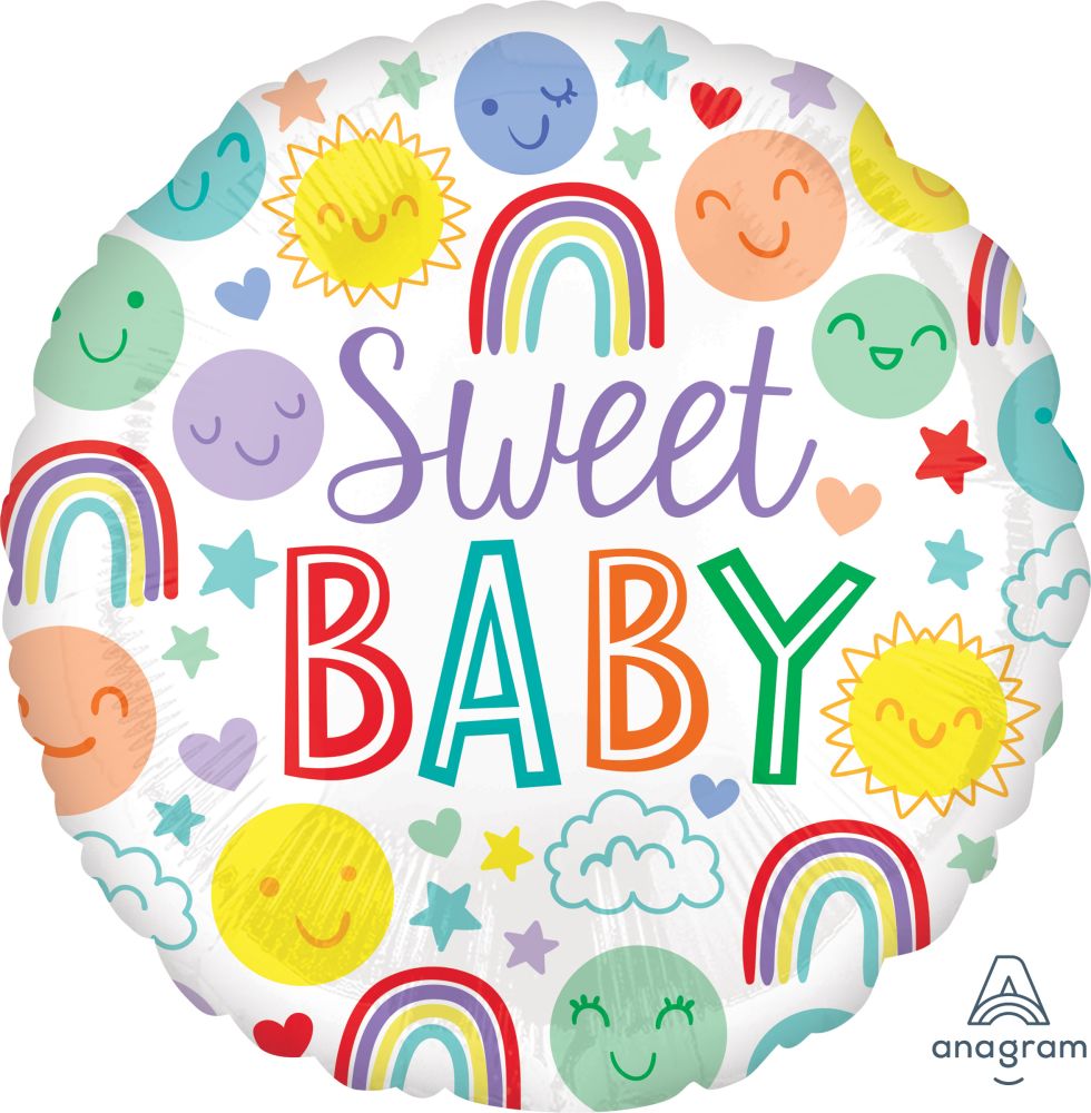 Jumbo Sweet Baby Icons Balloon